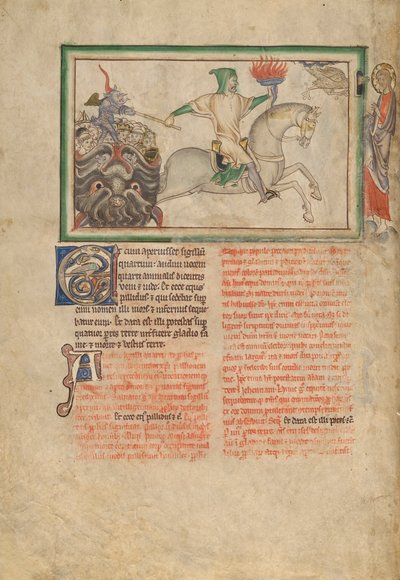 Opening the Fourth Seal; The Fourth Horseman by Unbekannt Unbekannt